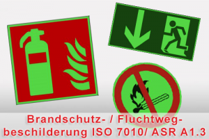 Brandschutz& Fluchtwegbeschilderung