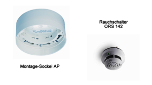 Rauchschalter ORS 142 mit Sockel AP